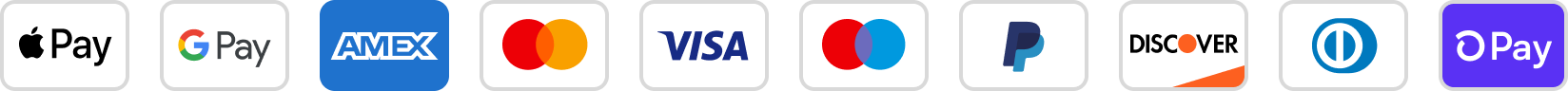 Accepted payment methods